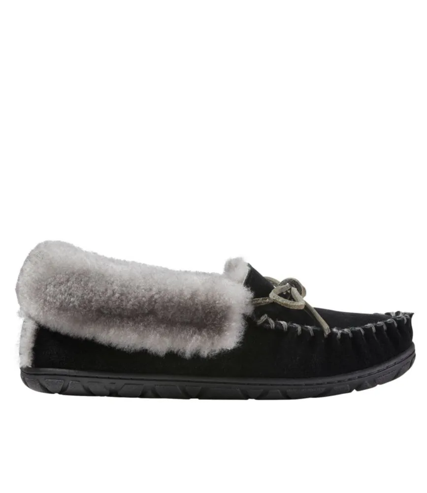 Ll bean hot sale black moccasins