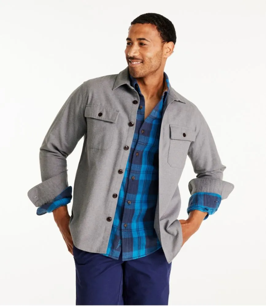 L.L. Bean Men's Signature 1933 Chamois Cloth Shirt, Slim Fit at