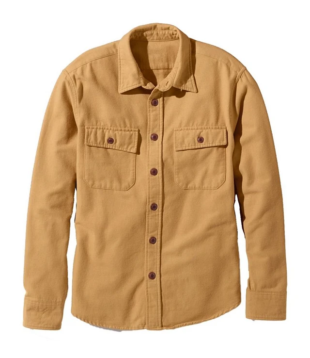 L.L. Bean Men's Signature 1933 Chamois Cloth Shirt, Slim Fit at