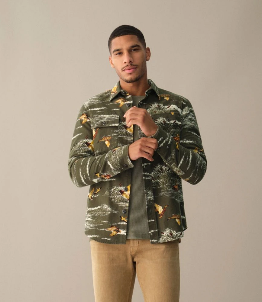 L.L. Bean Men's Signature 1933 Chamois Cloth Shirt, Slim Fit