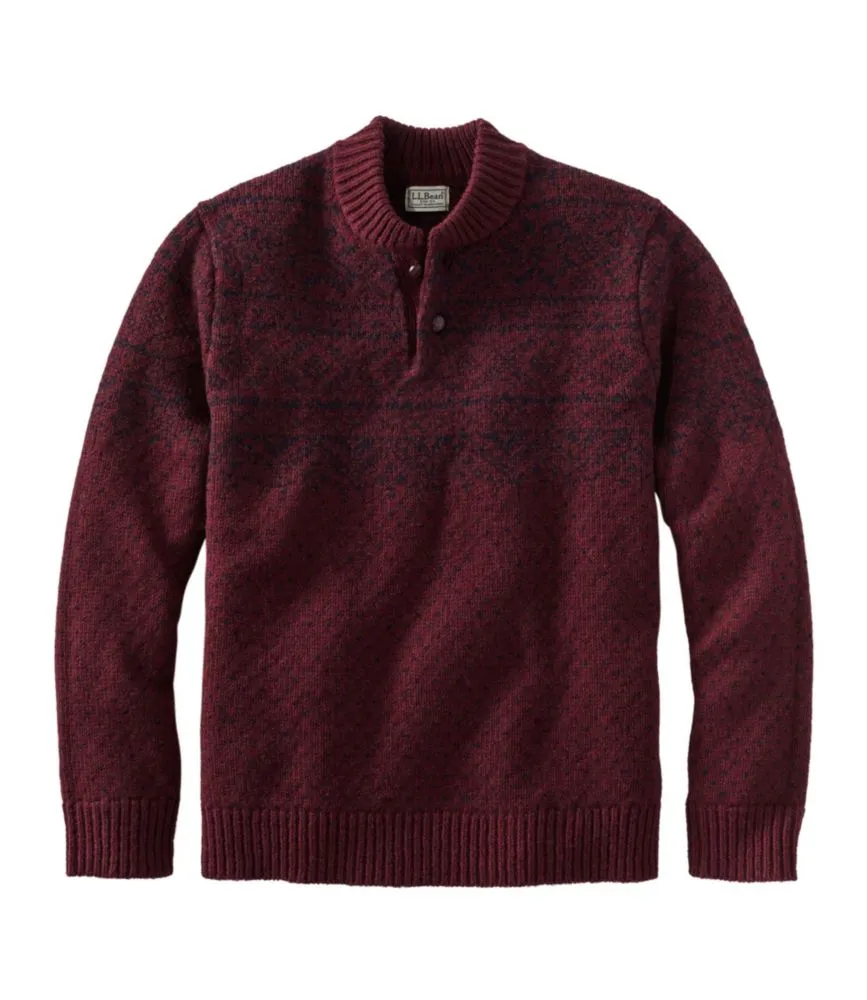 Ll bean mens hot sale fair isle sweater