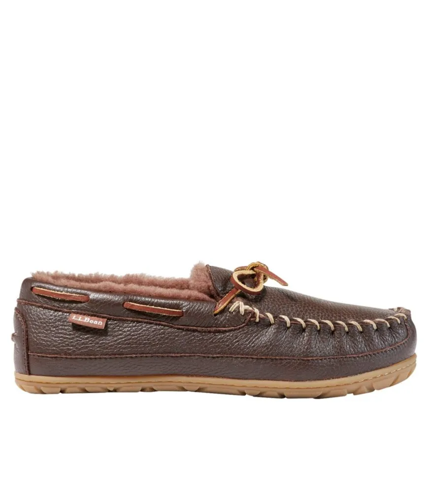 L.L. Bean Men s Wicked Good Moccasins Moosehide Pike and Rose