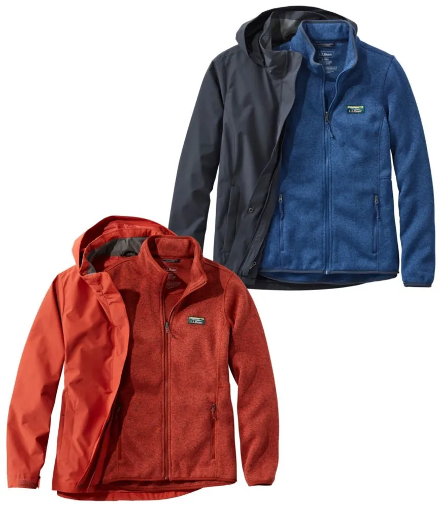 L.L. Bean Women's L.L.Bean Sweater Fleece 3-in-1 Jacket | Mall of