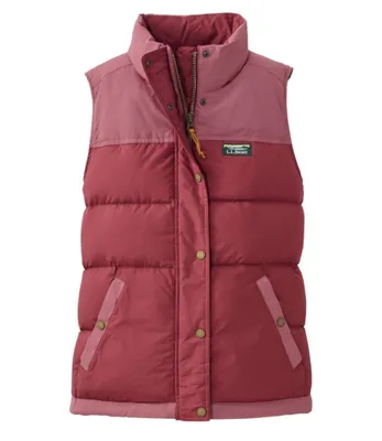 L.L. Bean Women's Mountain Classic Puffer Vest, Colorblock | Pike