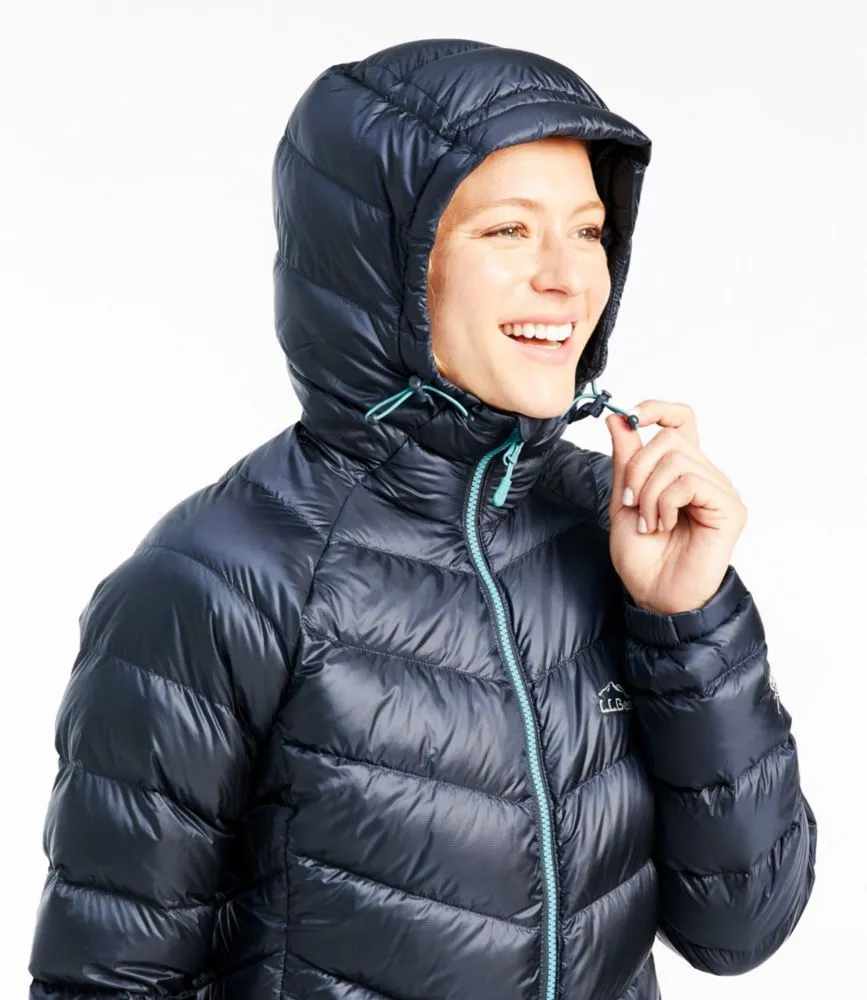 Women's ultralight 850 down hooded sale jacket