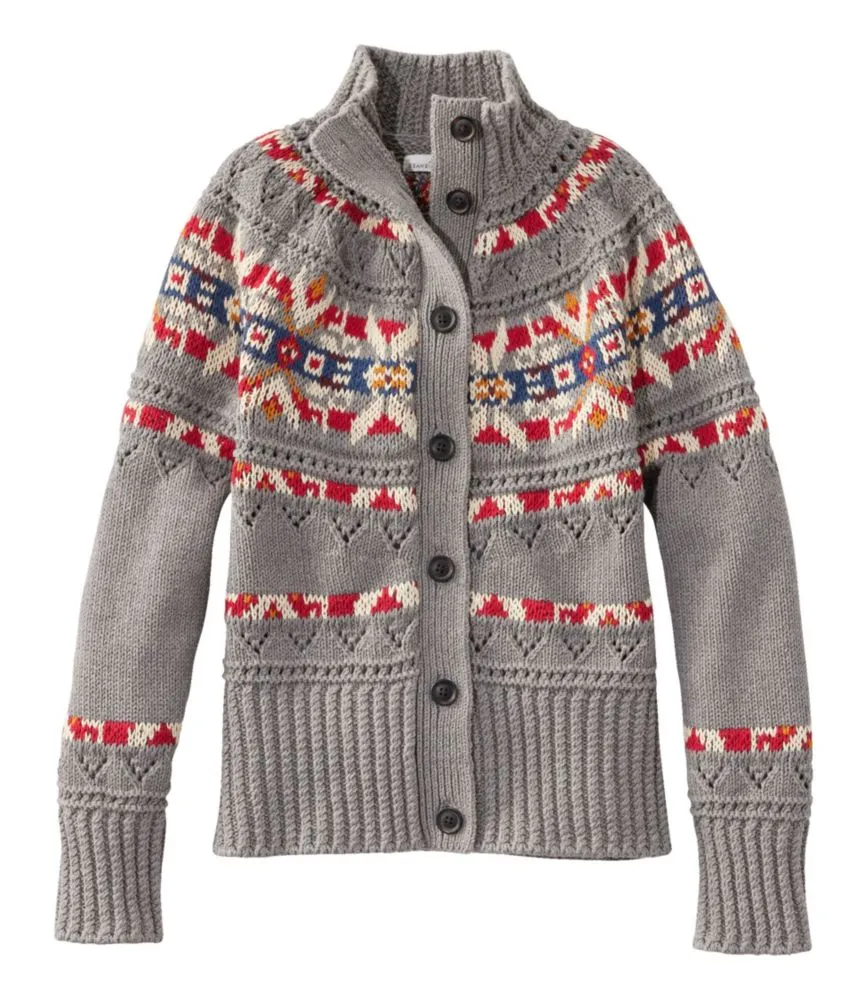 Cotton clearance fisherman cardigan