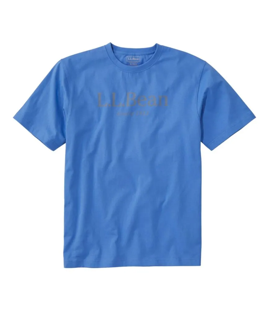 L.L. Bean Men's Carefree Unshrinkable Tee, L.L.Bean Logo | Pike