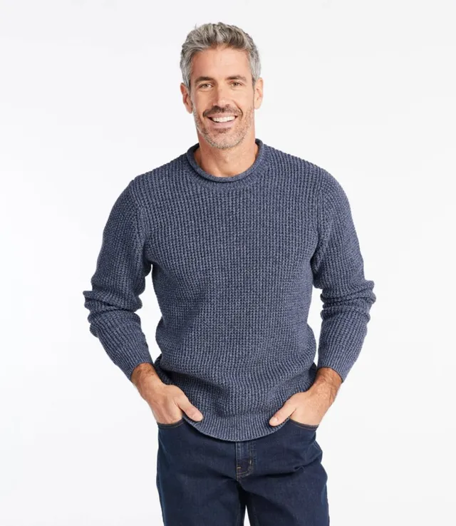 Ll bean waffle stitch on sale sweater