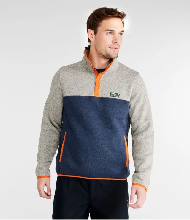 Ll bean fleece hot sale pullover mens