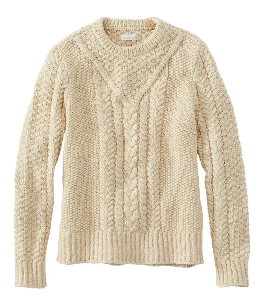 Women's on sale fisherman sweater