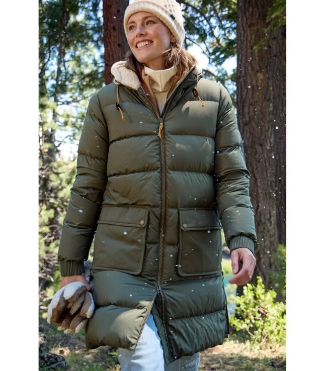 Ll bean womens sales long down coat