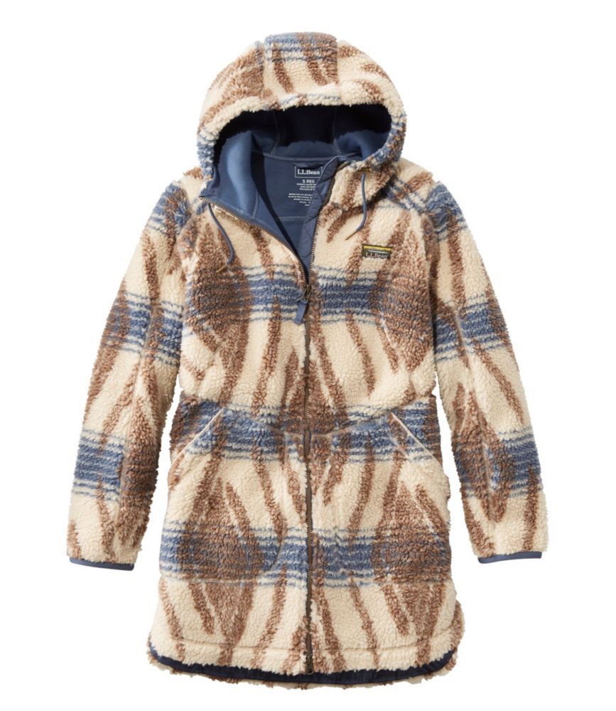 L.L. Bean Women's Mountain Pile Fleece Coat, Stripe | Mall of America®