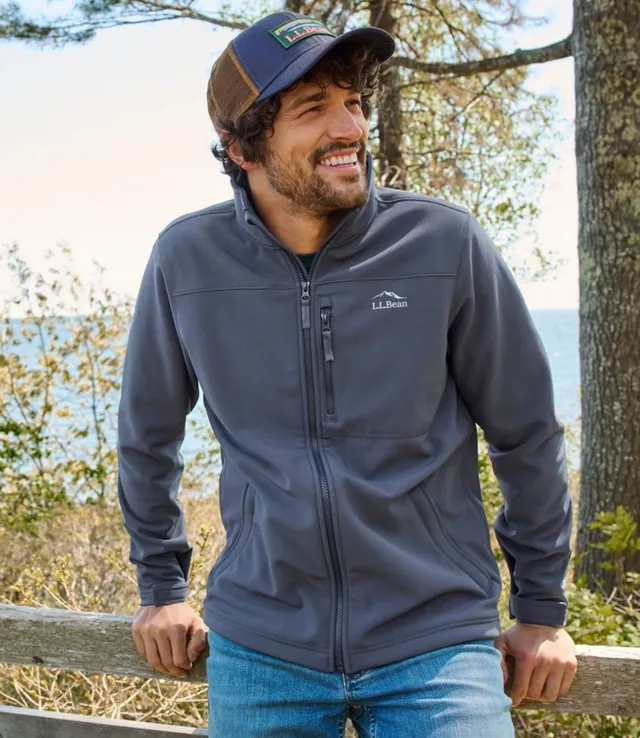 L.L. Bean Men's Bean's Windproof Softshell Jacket | Pike and Rose