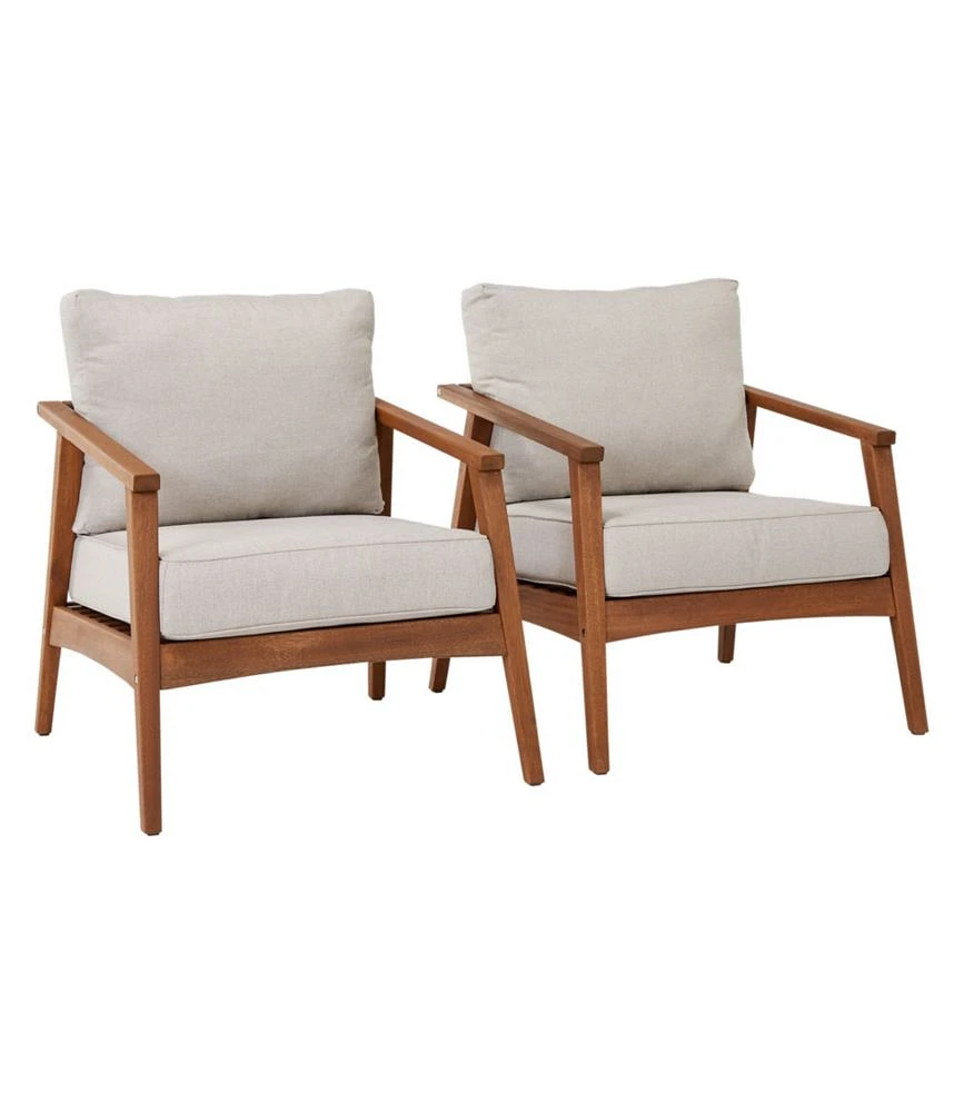 L.L. Bean Eucalyptus Patio Chair, Set of Two Mall of America®