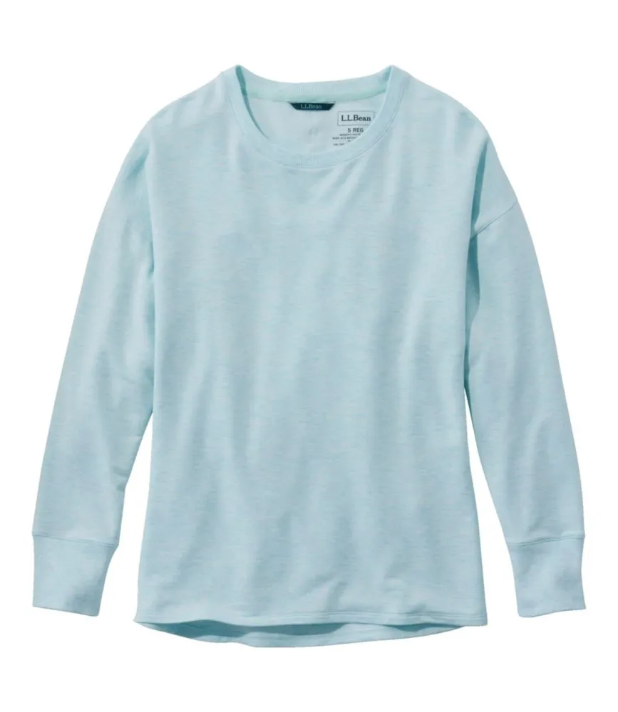 L.L. Bean Women's SoftFlex Crewneck Dolman Sleeve Pullover | Pike