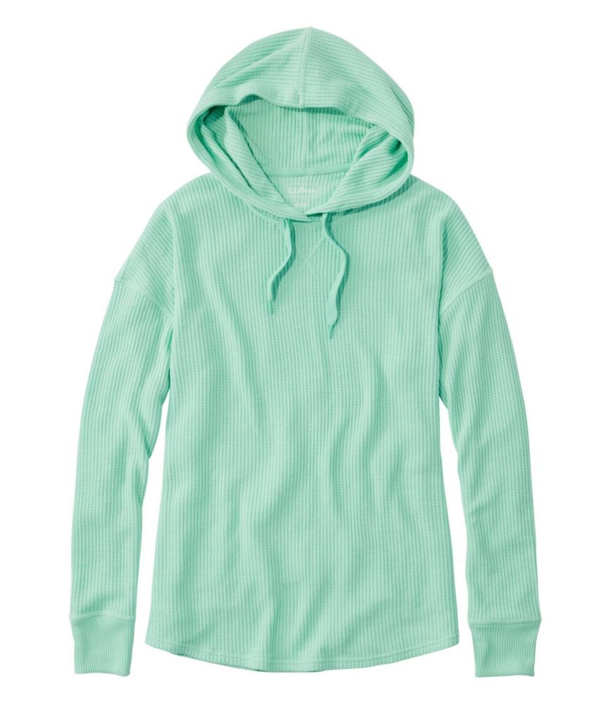 L.L. Bean Women s Soft Stretch Waffle Hoodie Pike and Rose