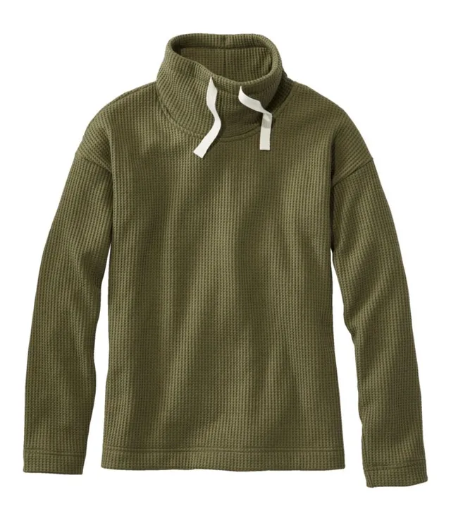 Ll bean store waffle knit hoodie