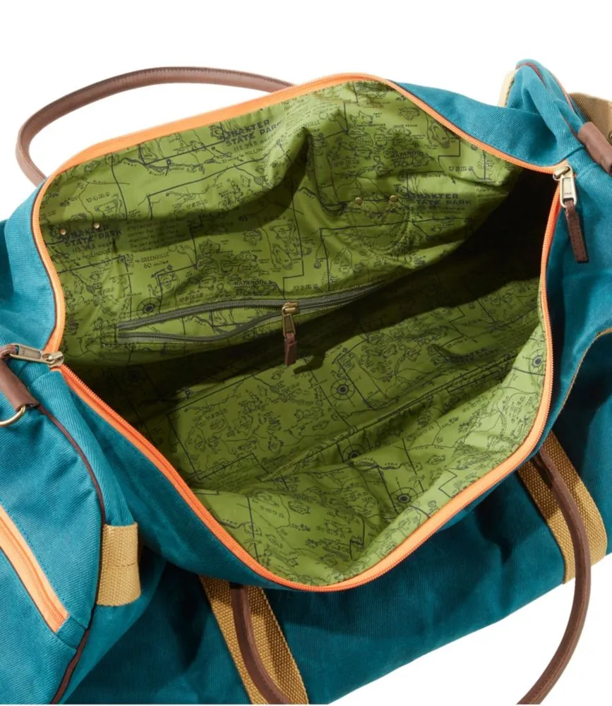 Ll bean heritage sales waxed canvas duffle