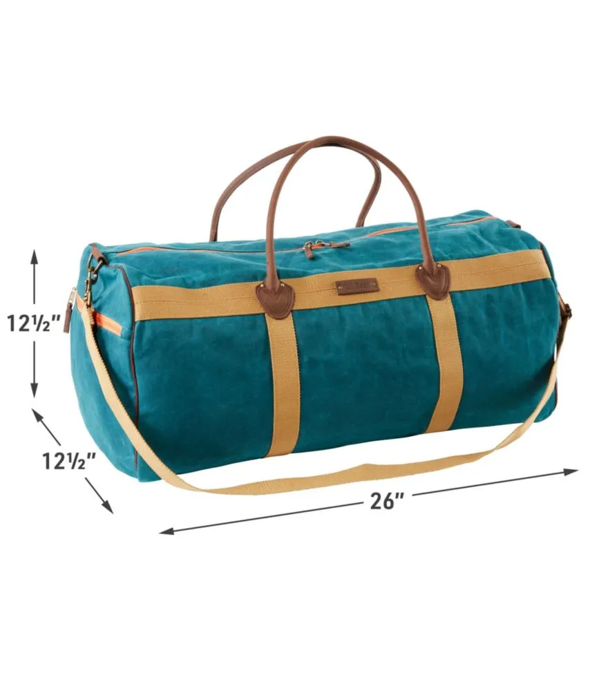 Ll bean 2025 waxed canvas duffle