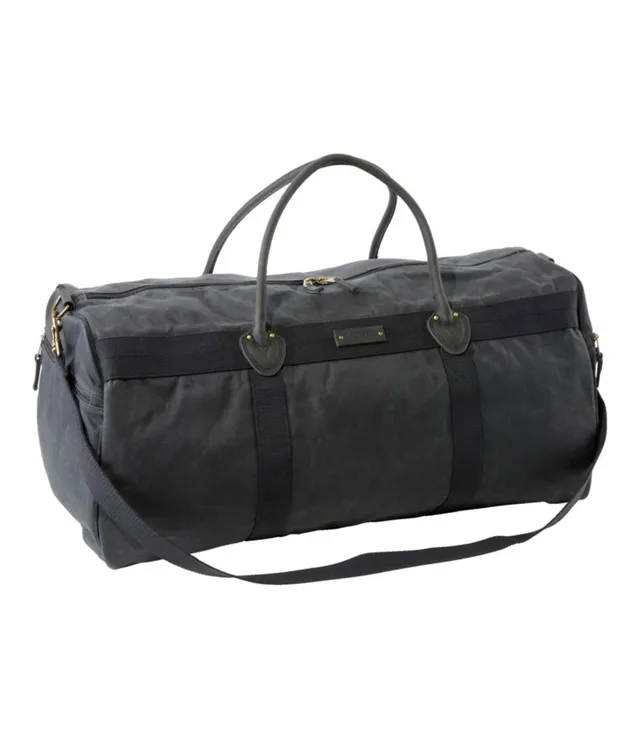 Ll bean best sale waxed canvas duffle