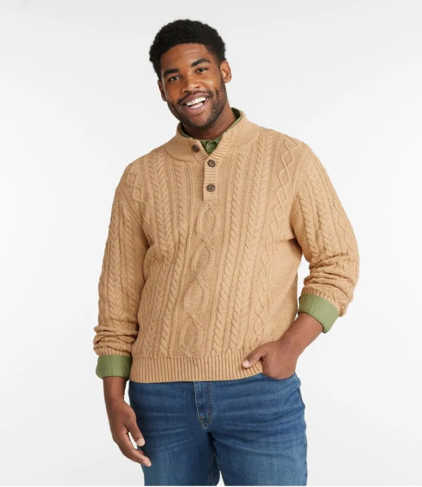 Men's cotton fisherman on sale sweater