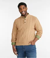 Ll bean cotton fisherman on sale sweater