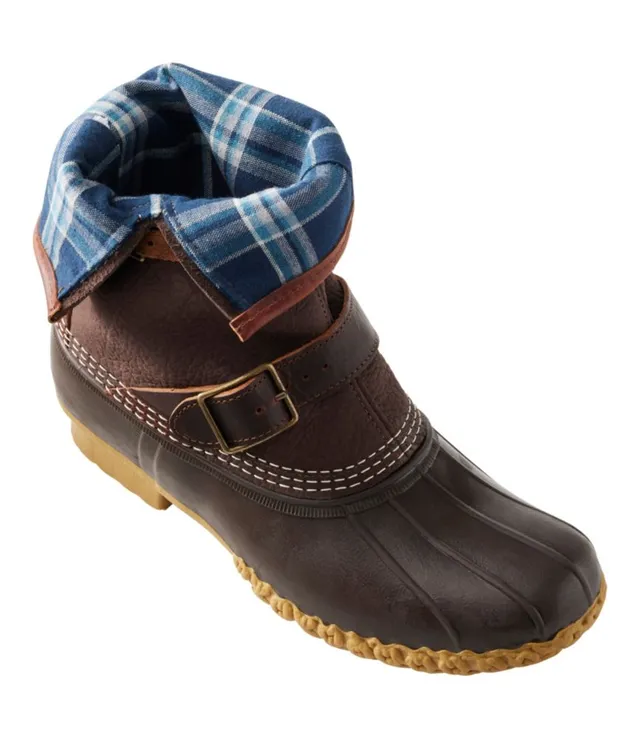 Bean boots flannel top lined