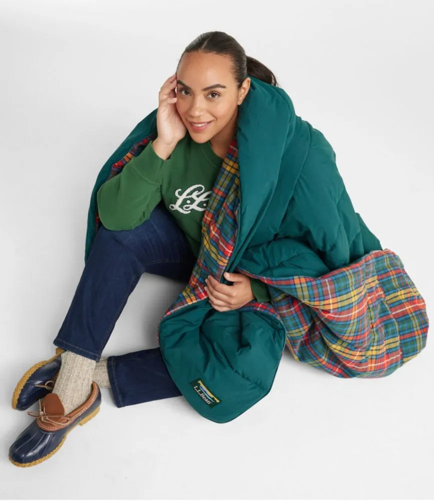 Ll bean fleece discount throw