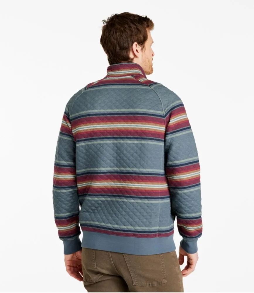 Ll bean mens quilted on sale pullover