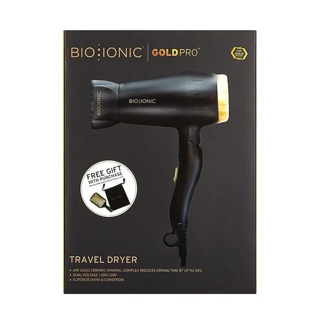 BIO IONIC Goldpro Travel Dryer Hillside Shopping Centre