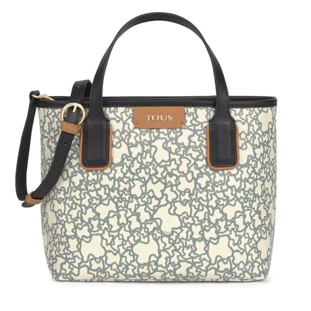 TOUS Small black and beige Kaos Mini Tote bag Plaza Las Americas