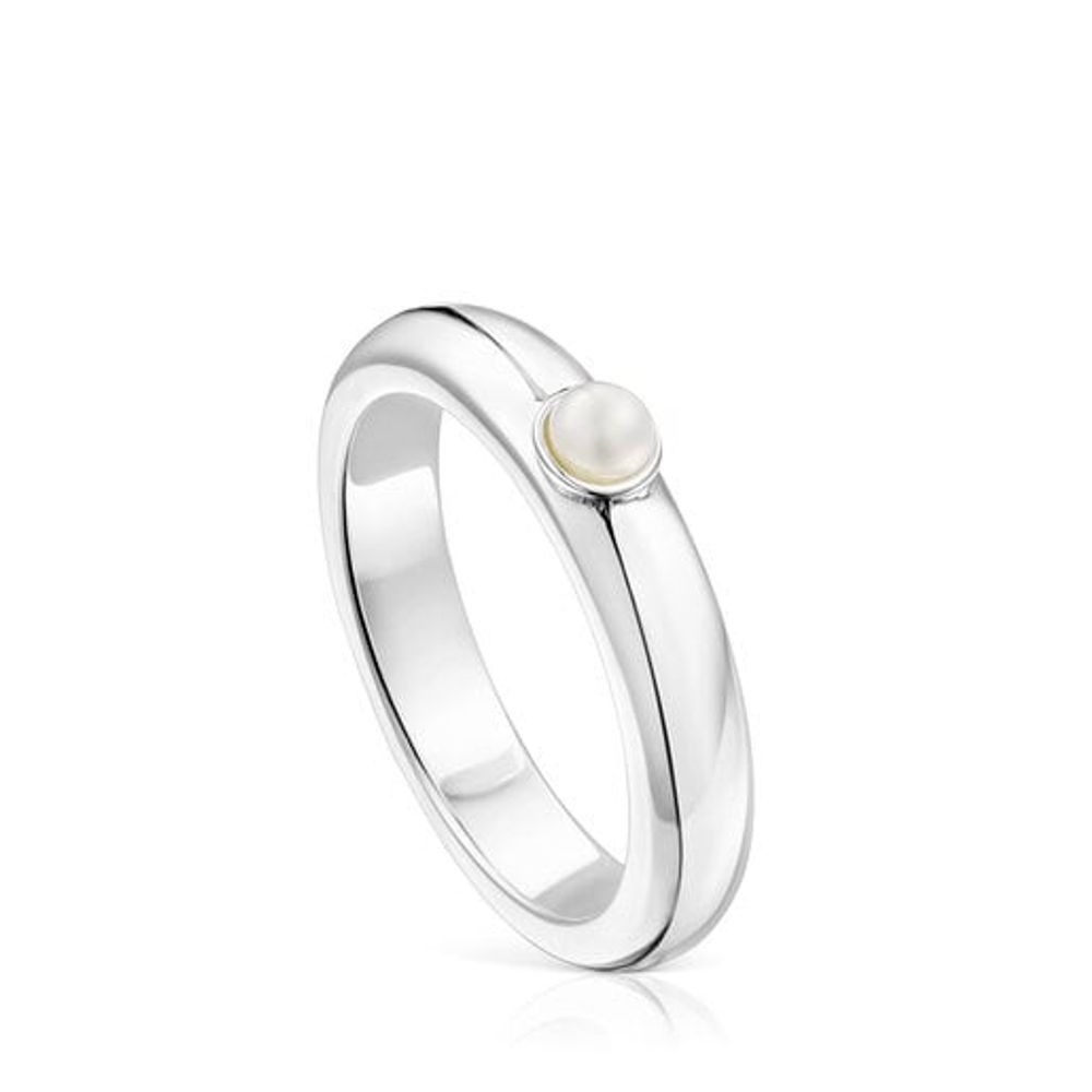 TOUS Silver TOUS Fellow Ring with a pearl Westland Mall