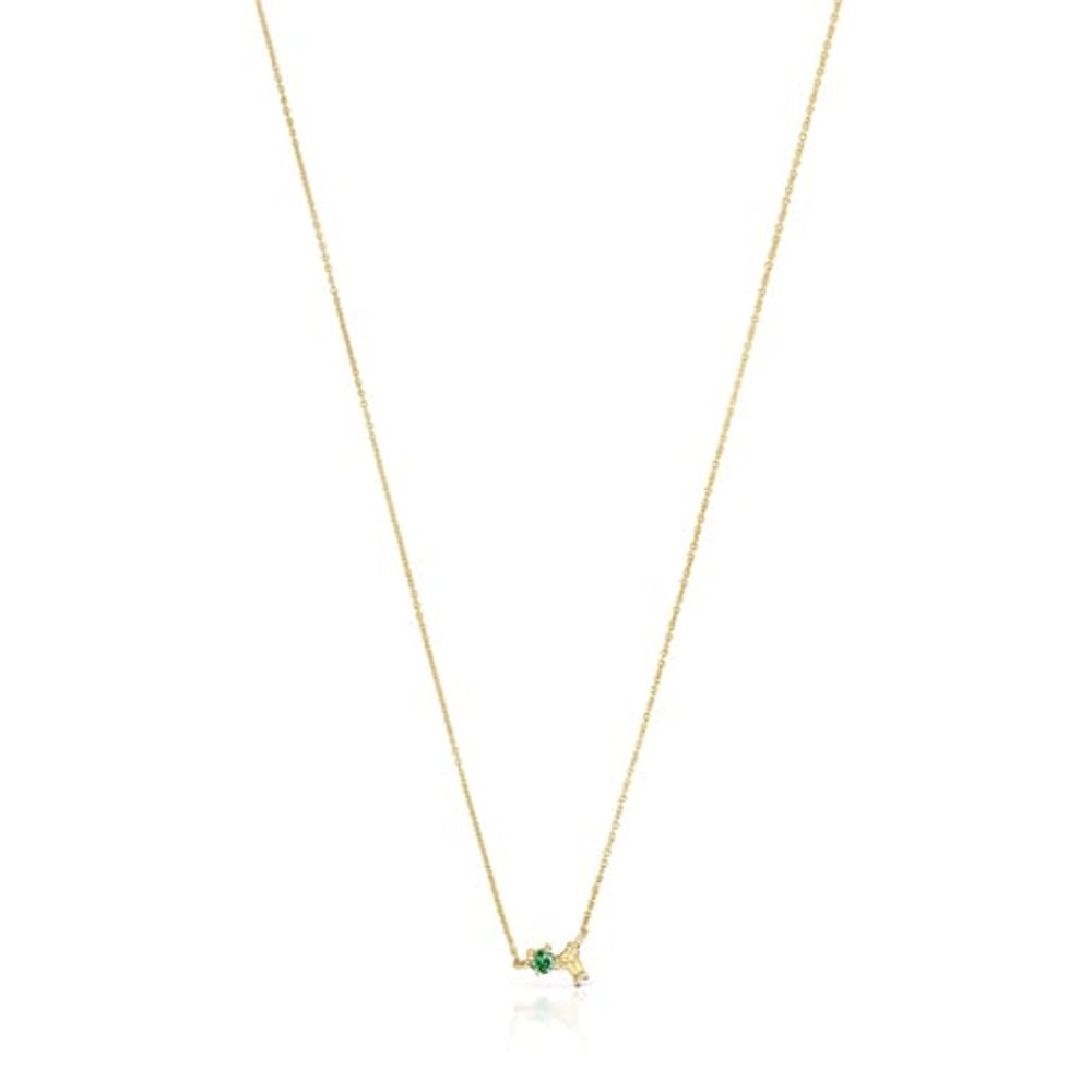 Tous pink hotsell bear necklace