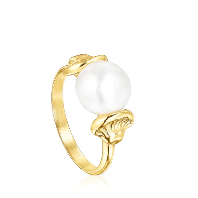 Anillo tous perla blanca best sale