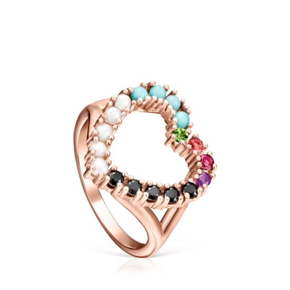 Anillo oro rosa 2025 tous