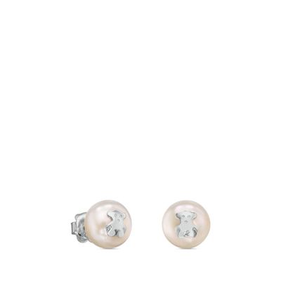 Tous pearl earrings sales