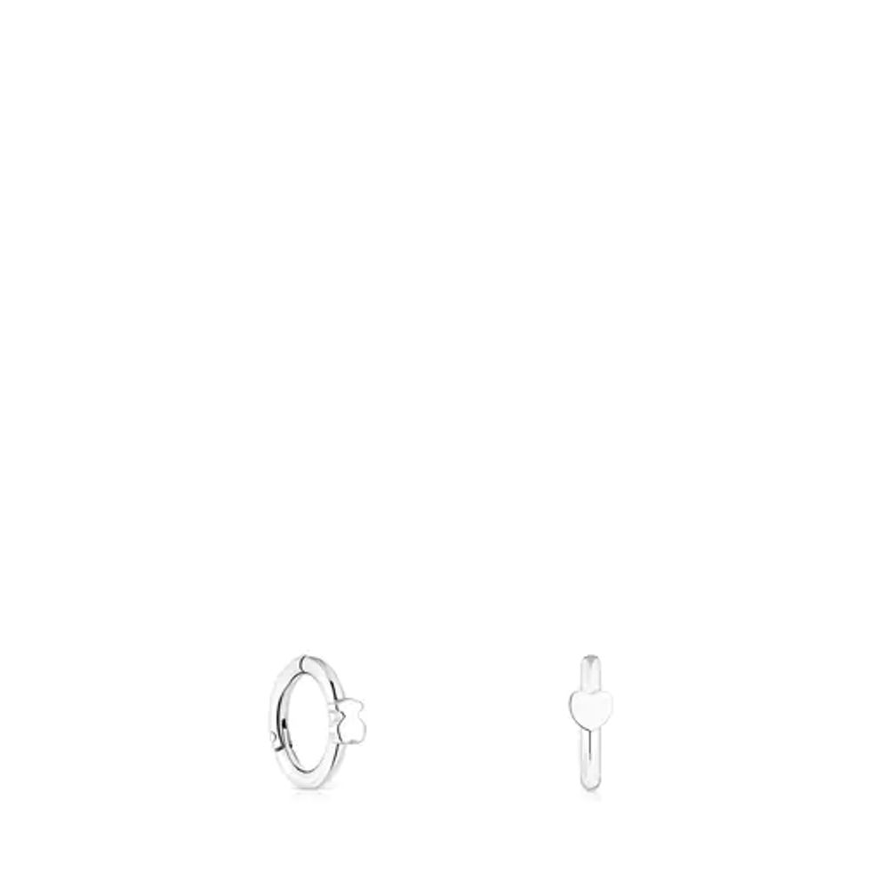 Pendientes acero top tous