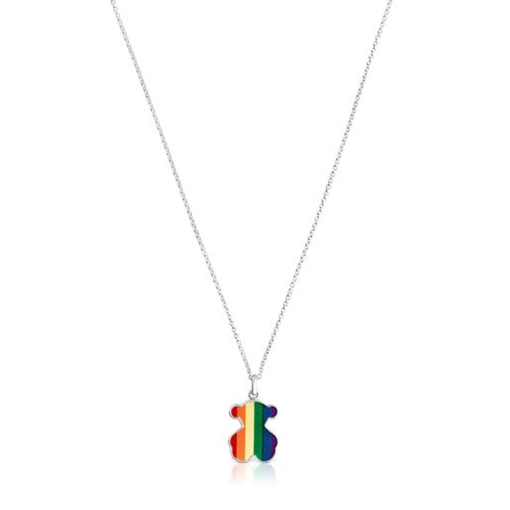 TOUS Bear silver necklace and enamel TOUS Pride Westland Mall