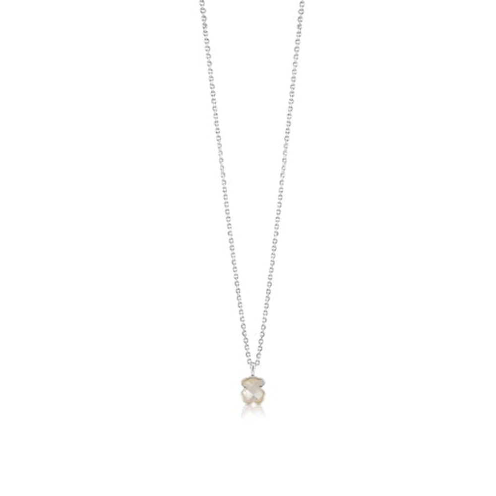 Tous silver necklace discount