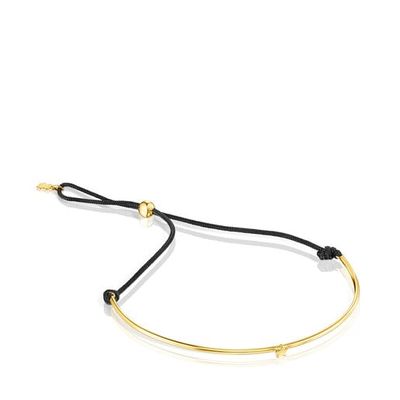 TOUS Gold and nylon TOUS Cool Joy Bracelet with bear Westland Mall