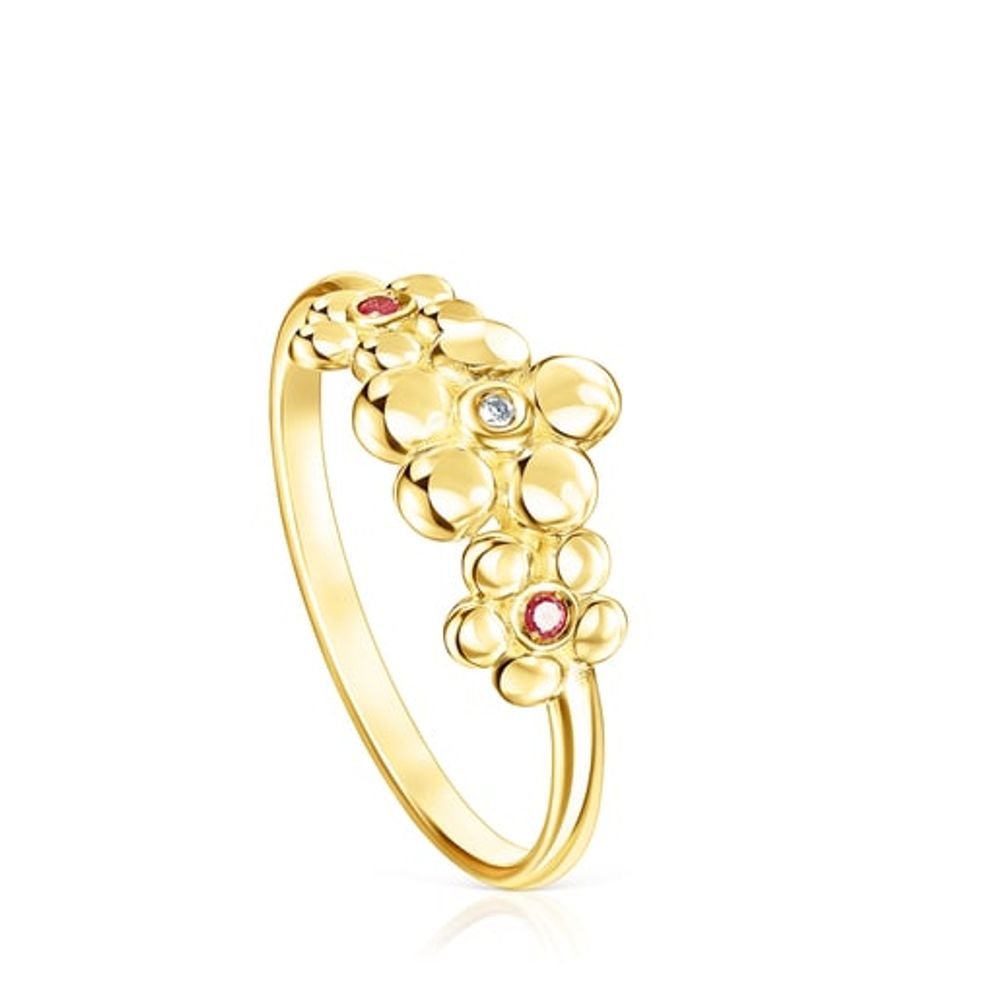 Anillo tous hot sale oro y diamantes