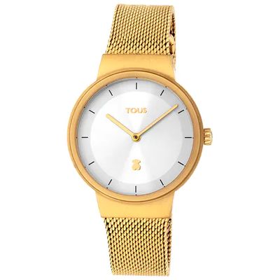 TOUS Reloj activity Rond Touch de acero IP dorado Paseo