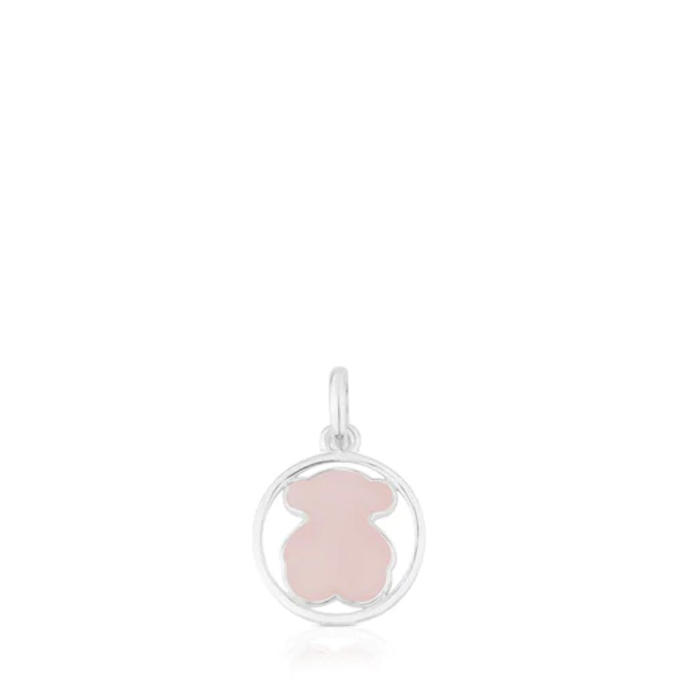 Anillo camille de sales plata con cuarzo rosa