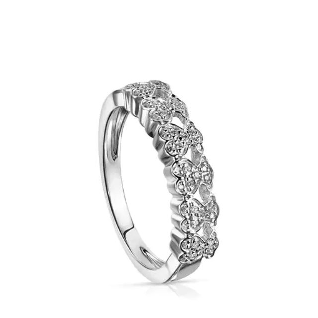 Anillos oro hotsell blanco tous