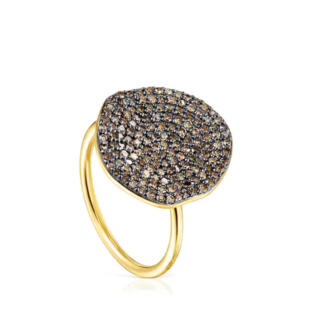 Anillo tous store grande plata