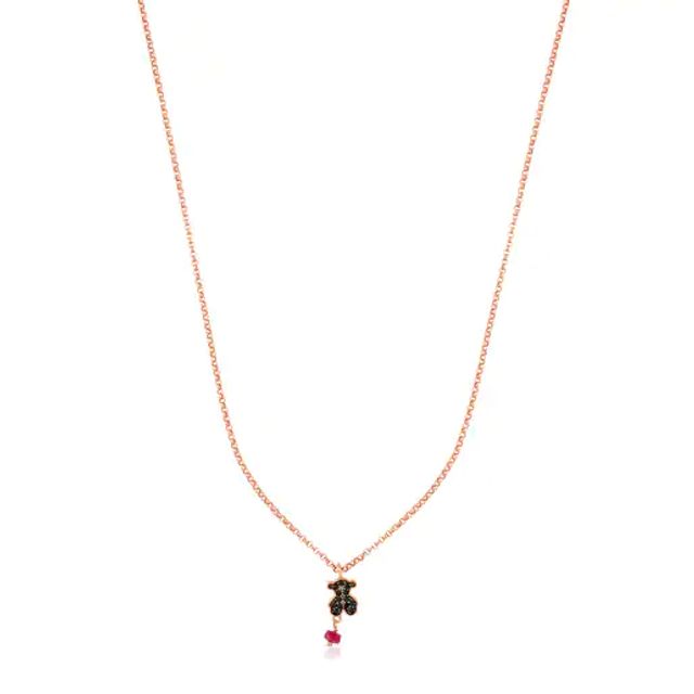 Tous rose gold necklace online