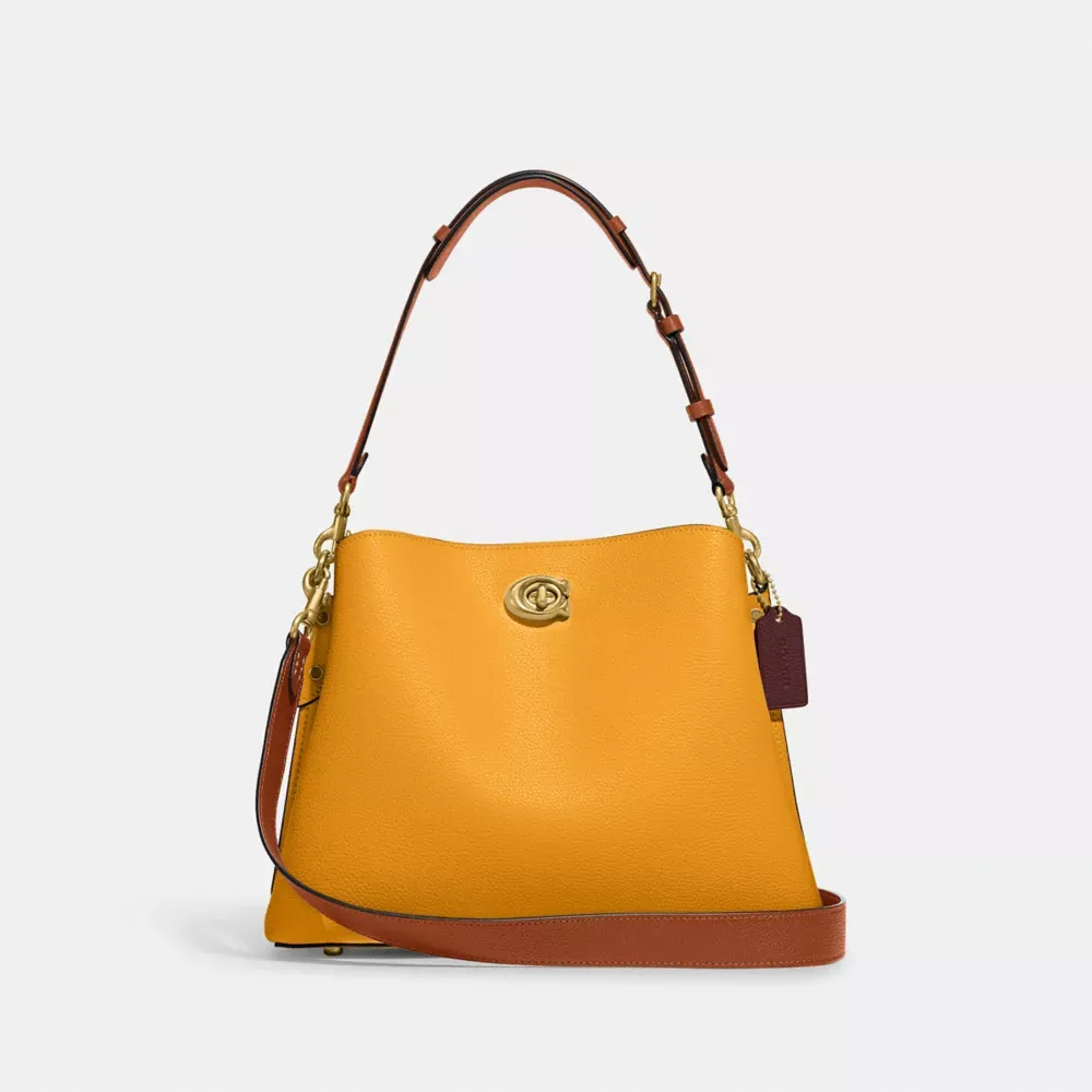 Coach Willow Shoulder Bag Colorblock Square One