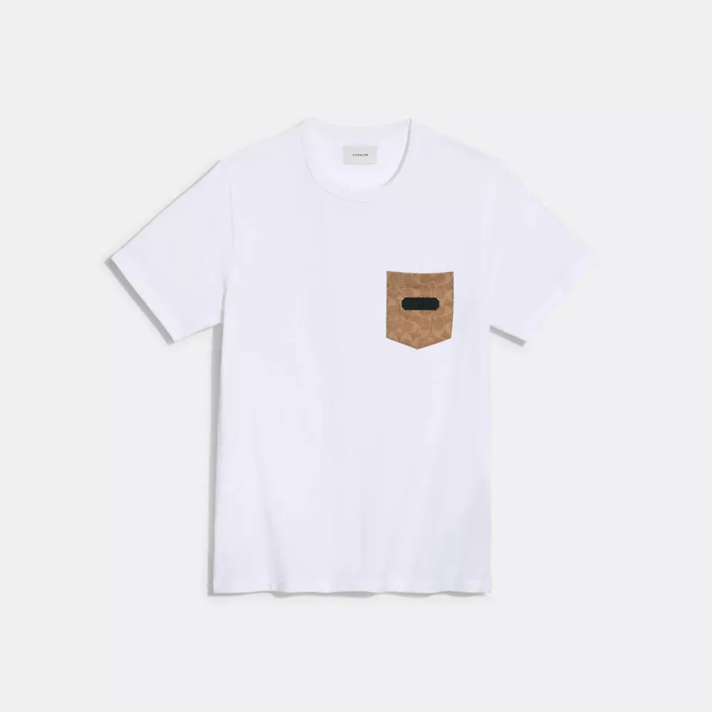 Coach Essential Pocket T Shirt Organic Cotton | Yorkdale Mall