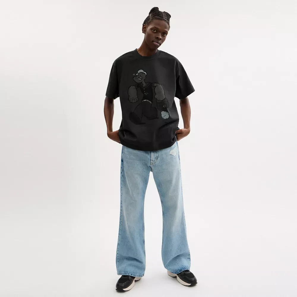 Tシャツ・カットソー COACH Coach X Popeye Relaxed T Shirt  CAA90 Coach X Popeye Relaxed T Shirt | Scarborough Town Centre