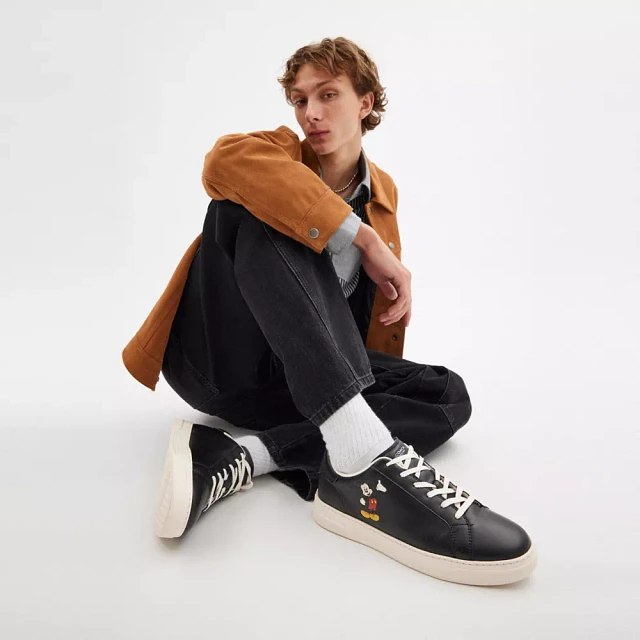 コーチ Disney X Coach High Line Sneaker With Mickey Mouse COACH® | Disney X Coach High Line Sneaker With Mickey Mouse